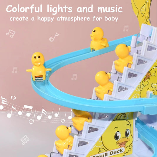 Musical Duck Track Set Toy for Babies - Light-Up Learning Fun