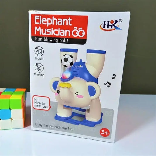 Blowing Ball Elephant Toy With Music & Lights