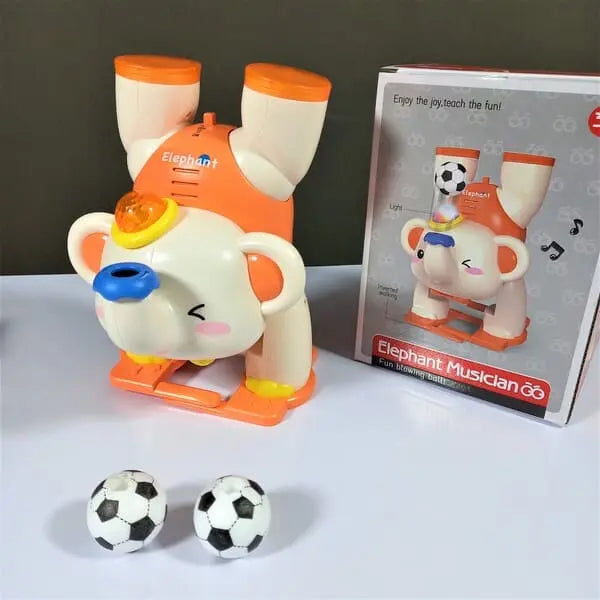 Blowing Ball Elephant Toy With Music & Lights