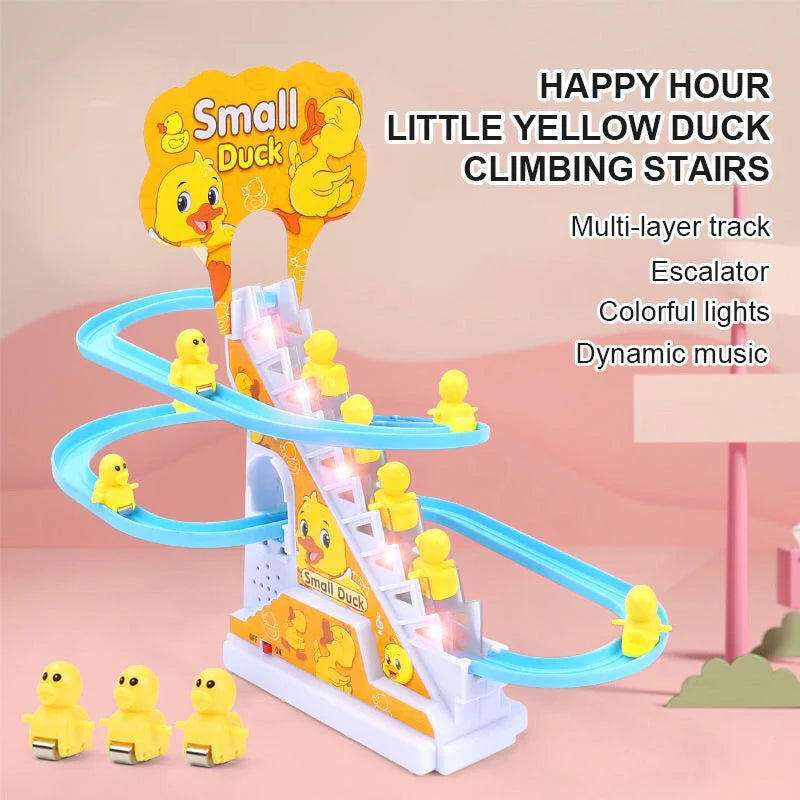 Musical Duck Track Set Toy for Babies - Light-Up Learning Fun
