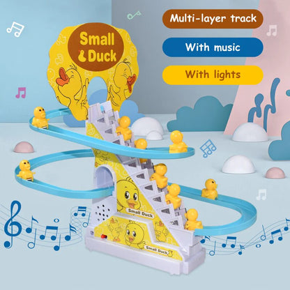 Musical Duck Track Set Toy for Babies - Light-Up Learning Fun