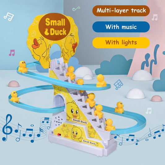 Musical Duck Track Set Toy for Babies - Light-Up Learning Fun
