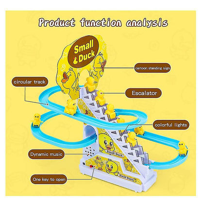 Musical Duck Track Set Toy for Babies - Light-Up Learning Fun