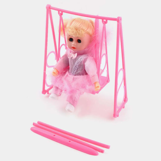 Swing Baby Doll With Light & Music For Kids
