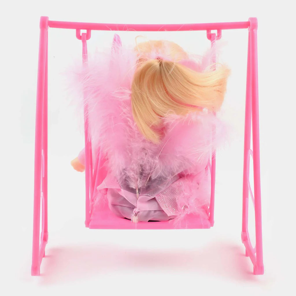 Swing Baby Doll With Light & Music For Kids